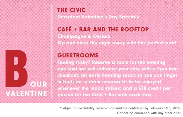 Broadview Hotel Valentines Day