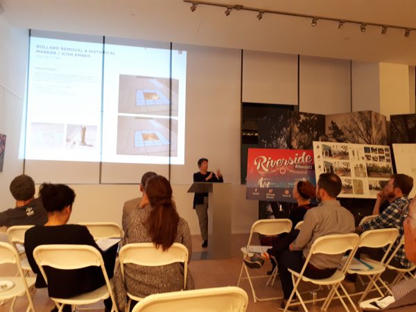 PLANT Architect presenting the Riverside BIA Streetscape Master Plan