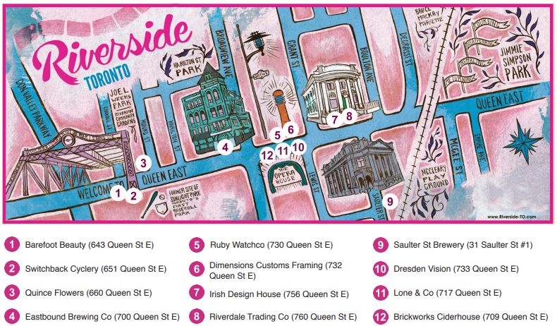 Riverside Tasting Night_Map